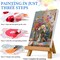 Paint by Numbers Kit for Adults Beginner, Flower Design Canvas DIY Acrylic Painting Set for Home Decor Gift 16 x 20 Inch